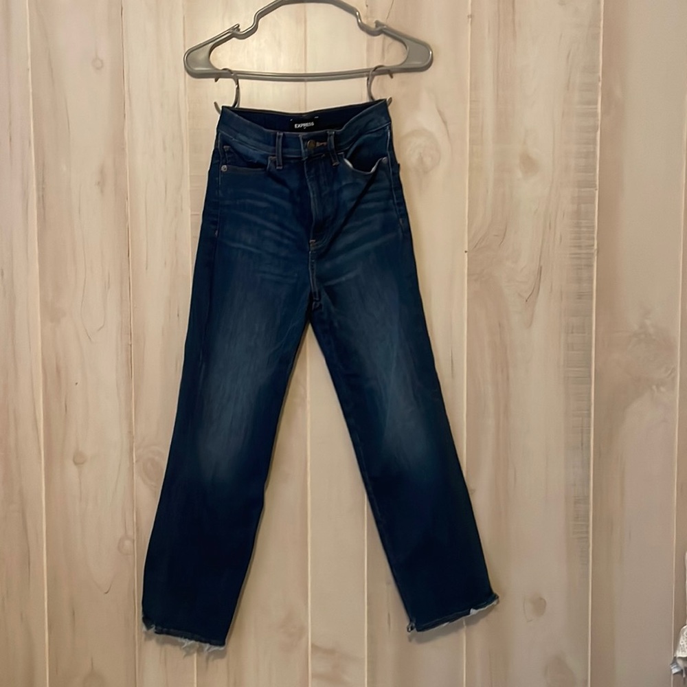 Express Sky High Straight Jean